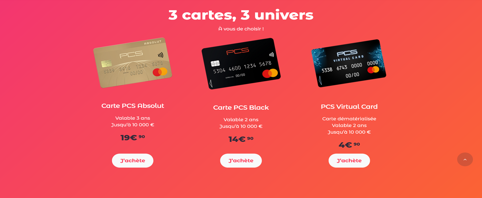 Attestation coupon PCS
